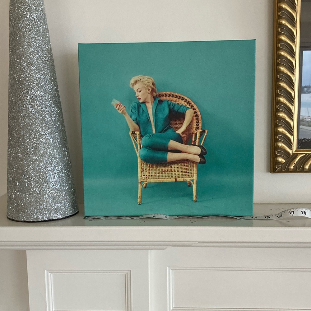 Retro Marilyn Print on Canvas